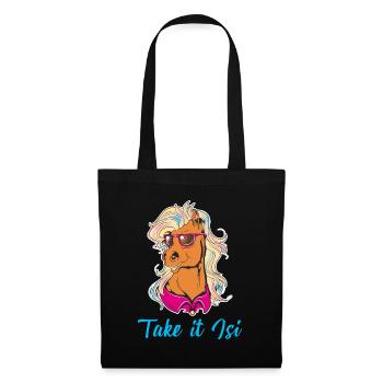 Iceland Horses Icelandic Pony Riding Take it Isi - Tote Bag - black - Front
