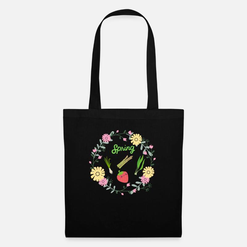 Spring - Tote Bag - black