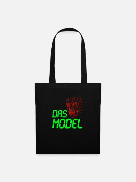 Das Model - LCD 3D Neon - Stoffbeutel - Schwarz