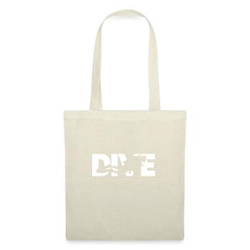 Plongée Dive Design - Édition Blanche - Sac en tissu - nature - Devant
