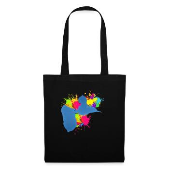 GUADELOUPE - Stoffbeutel - Schwarz - Vorne