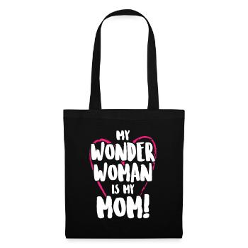 Ma mère est ma mère - Sac en tissu - noir - Devant