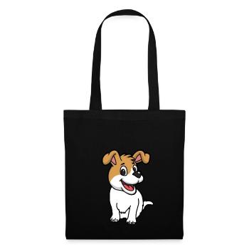Animaux chiens Chiens Enfants Bébé Bébé Animaux - Sac en tissu - noir - Devant