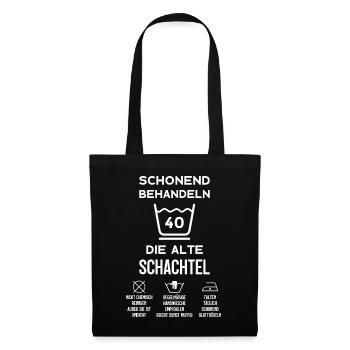 40. GEBURTSTAG DAMEN JAHRGANG 1983 40 JAHRE FRAU - Stoffbeutel - Schwarz - Vorne