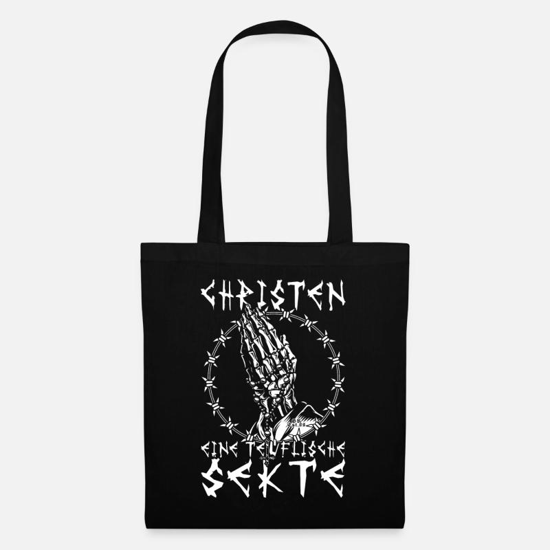 Christen eine teuflische Sekte - Stoffbeutel - Schwarz