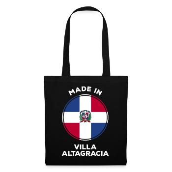 République dominicaine - Sac en tissu - noir - Devant