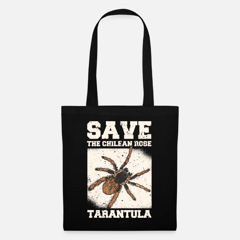 Tarantula Haustier Spinne Tarantulas Spinnen Tiere - Stoffbeutel - Schwarz