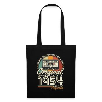 Vintage 1954 Birthday Vintage Retro Gift - Tote Bag - black - Front