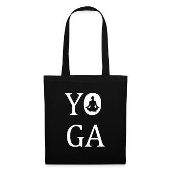 Yoga - Stoffbeutel - Schwarz - Vorne