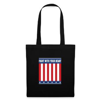 Fight with your heart!! - Win at all costs! - Tote Bag - black - Front