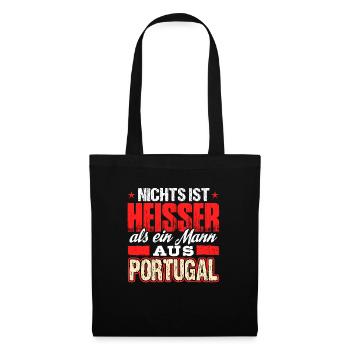 PORTUGAL - heiss - Stoffbeutel - Schwarz - Vorne