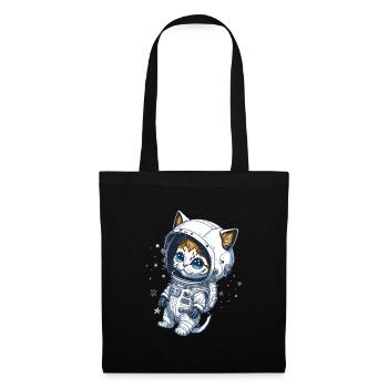 Baby cat in space - Tote Bag - black - Front