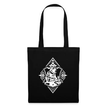 BARBARIAN RPG class emblem - Sac en tissu - noir - Devant