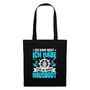Houseboat license for houseboat captain - Tote Bag - black - Front