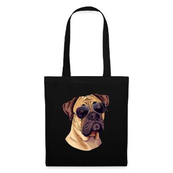 Bullmastiff, Dog, Sunglasses, Summer - Tote Bag - black - Front
