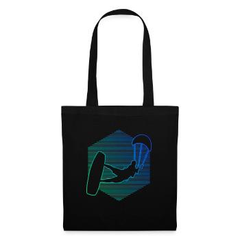 Femmes Kitesurfer Hommes Kitesurf Kitesurf Kitesurf - Sac en tissu - noir - Devant
