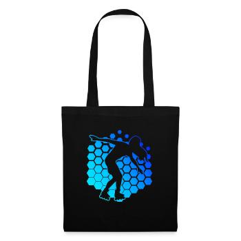 Men's Roller Skating Roller Skates Roller Skating - Tote Bag - black - Front