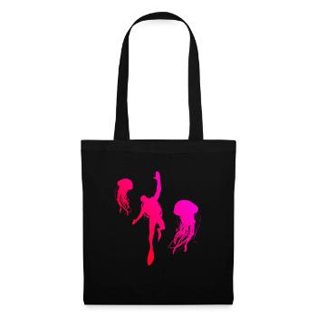 Diving Diving Free Dive Men Divers - Tote Bag - black - Front