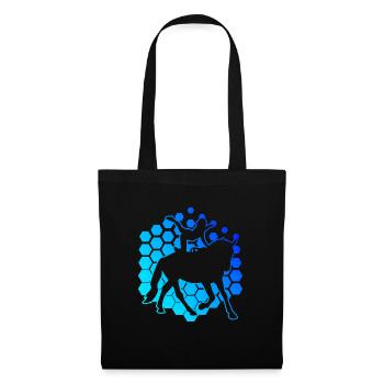 Saut par équipe de discipline athlétique masculine - Sac en tissu - noir - Devant