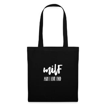 Love food - Tote Bag - black - Front