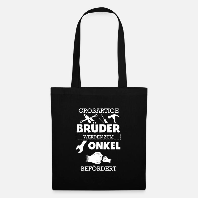 Großartige Brüder Onkel Befördert - Stoffbeutel - Schwarz