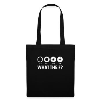What The F Stop Funny Photography - Tote Bag - black - Front