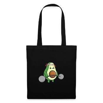 Avocado Deadlifts for Fitness Trainers - Tote Bag - black - Front