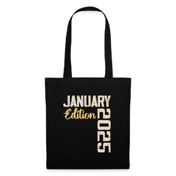 Birthday gift born in January 2025 - 2025 - Tote Bag - black - Front