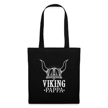 Viking Pappa Humor Dad Viking Scandinavia - Tote Bag - black - Front