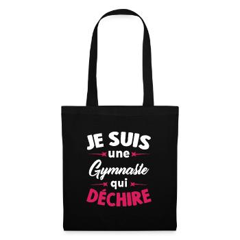 Je suis une Gymnaste qui déchire - Sac en tissu - noir - Devant