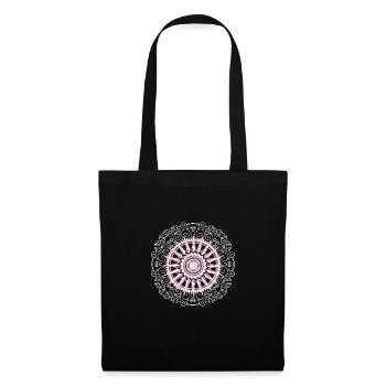 Tshirt yoga, zen, zen attitude, spirituel,Mindset6 - Sac en tissu - noir - Devant