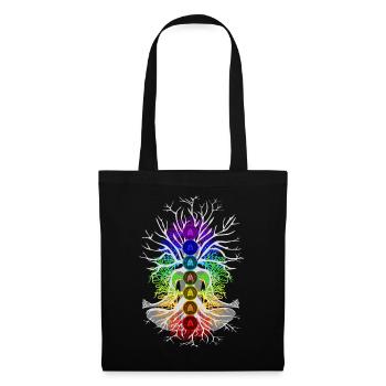 Chakra Harmonie - Stoffbeutel - Schwarz - Vorne