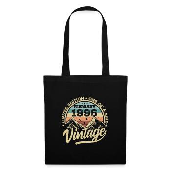 February 1996 Vintage Retro, February 1996 Gift - Tote Bag - black - Front