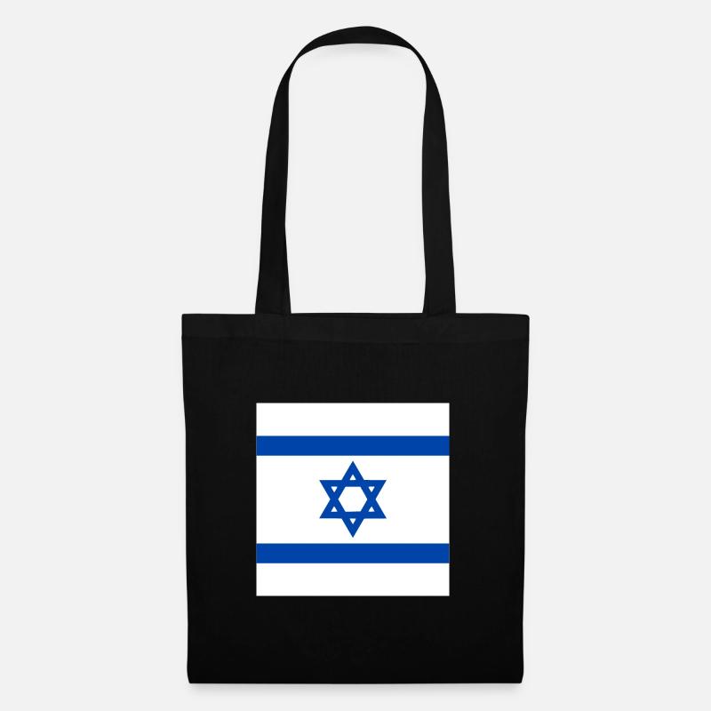 ISRAEL FLAGGE - Stoffbeutel - Schwarz
