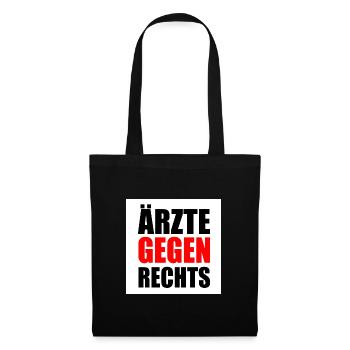 Les médecins contre la droite - Sac en tissu - noir - Devant