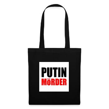Putin mörder - Sac en tissu - noir - Devant