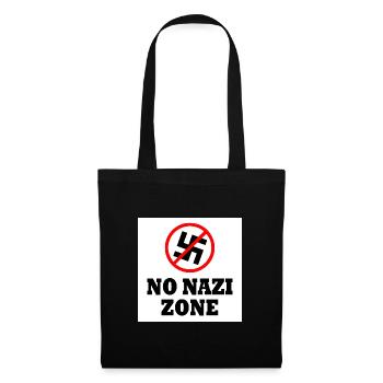 Vers la droite - Sac en tissu - noir - Devant