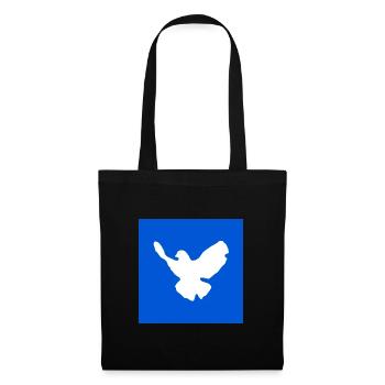 Colombe de la paix - Sac en tissu - noir - Devant