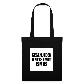 Against all anti-Semitism - Tote Bag - black - Front