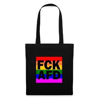 Fck afd - Tote Bag - black - Front