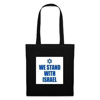 We stand with israel - Tote Bag - black - Front