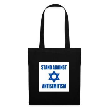 stand against antisemitism - Sac en tissu - noir - Devant