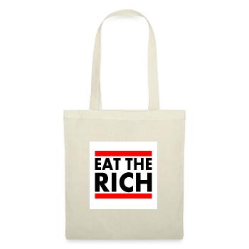 Eat the rich - Stoffbeutel - Natur - Vorne