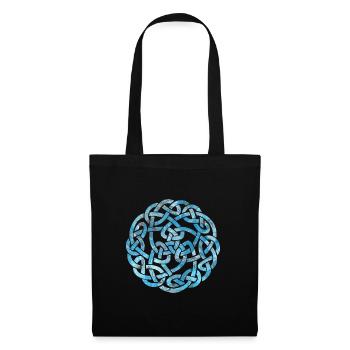 noeud celtique 5 e 78 - Sac en tissu - noir - Devant