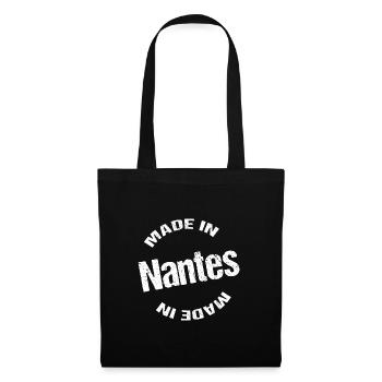 Made in Nantes blc - Sac en tissu - noir - Devant