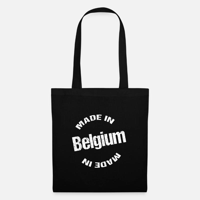 Hergestellt in Belgien blc - Stoffbeutel - Schwarz
