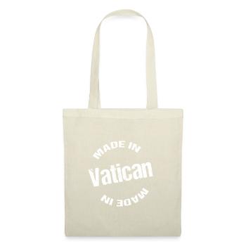 Made in White Vatican - Tote Bag - nature - Front