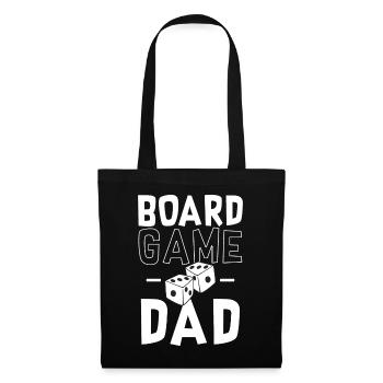 Board Game Dad - Dad Board Games Fan - Tote Bag - black - Front
