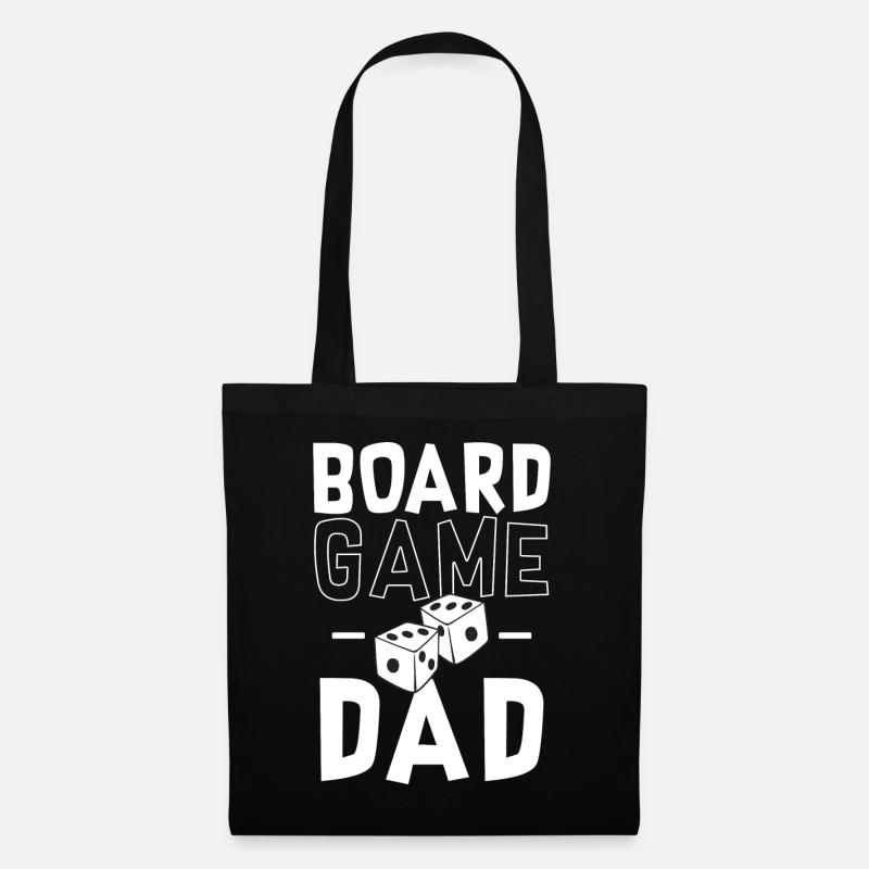 Board Game Dad - Papa Brettspiele Fan - Stoffbeutel - Schwarz