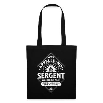 Appellez-moi Sergent, bande de Pi...B - Sac en tissu - noir - Devant
